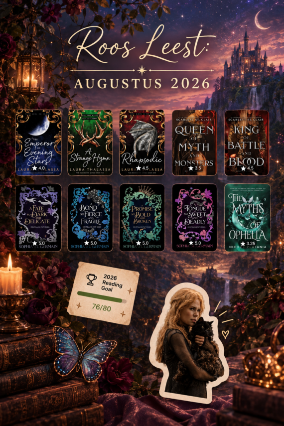 Roos Leest: augustus 2026 — 10 boeken